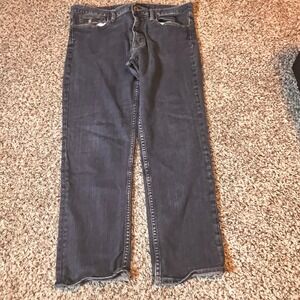 Ralph Lauren Sport‎ Jeans Dark Wash Denim Pony Logo Relaxed Fit Size 12